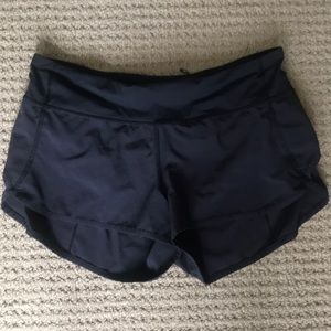Classic black Lululemon shorts